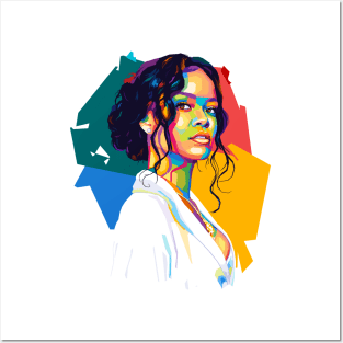 Rihanna Pop Art Posters and Art